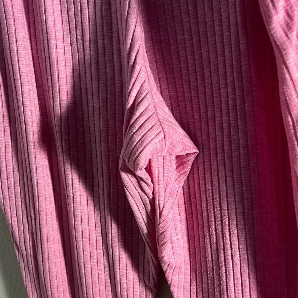 Pink Ribbed Women's Pajama Set - Picture 8 of 13